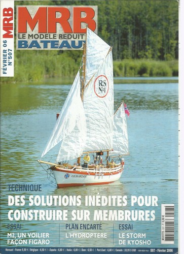 Mrb 507 plan hydroptere - n°507, "hydroptere"