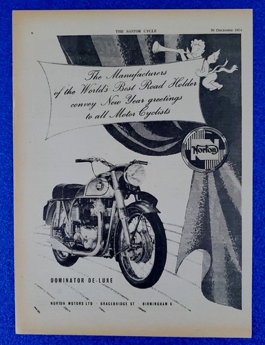 1954 norton motorcycle classic - 1954,