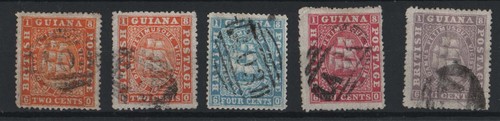 British guiana 1863 perf - british,