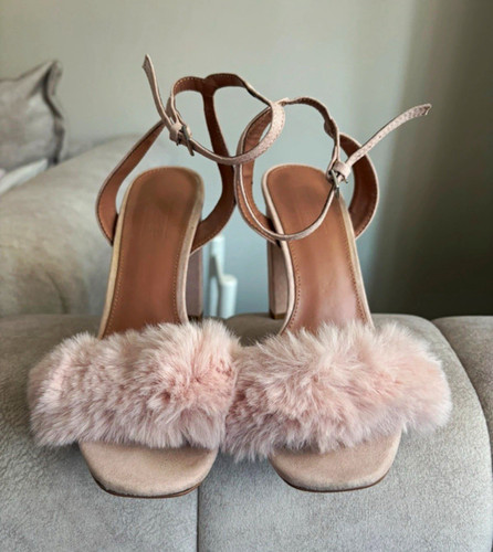 Topshop pink fluffy - pink, trim