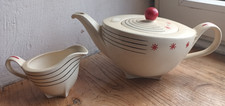 burleigh one cup teapot & creamer - S5