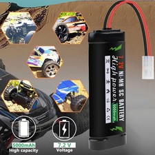 7.2V 5000mAh Battery Rechargeable For RC Car Boat Ship Model Tamiya-2P Plug 10C