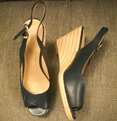 Footglove navy slingback - 18#,