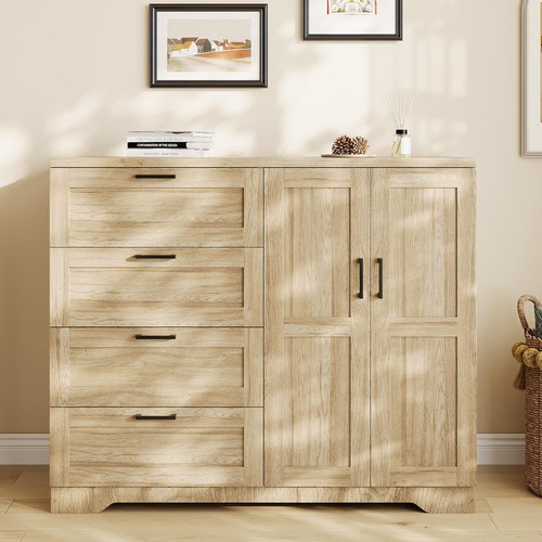 Wooden bedroom dresser 3in - wooden, 43.3in