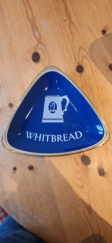 Whitbread ceramic ashtray - whitbread,