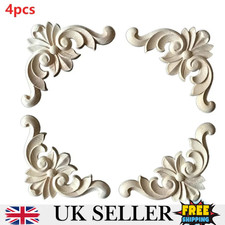 4pcs Wooden Carved Corner