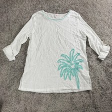 SunBay Womens Shirt Large Palm