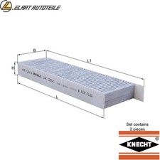 FILTER INTERIOR AIR LAK 1256/1/S FOR PEUGEOT 208II2008II Opel Corsa/Van DS  