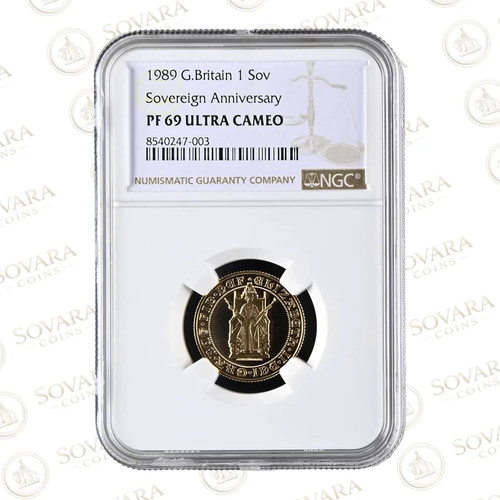 1989 gold proof sovereign pf69 - 1989,