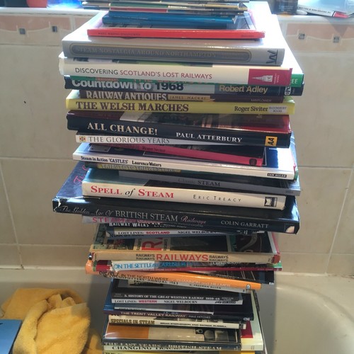 Various railway books - various,