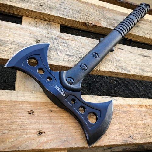 Black tactical hunting axe - tactical,