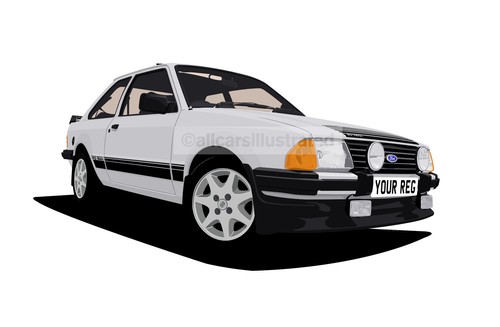 Escort rs1600i car - rs1600i, print