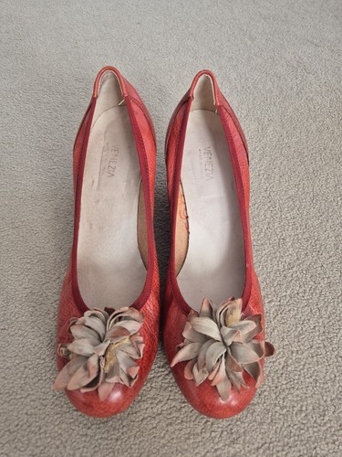 Venezia women red - women's, wedge