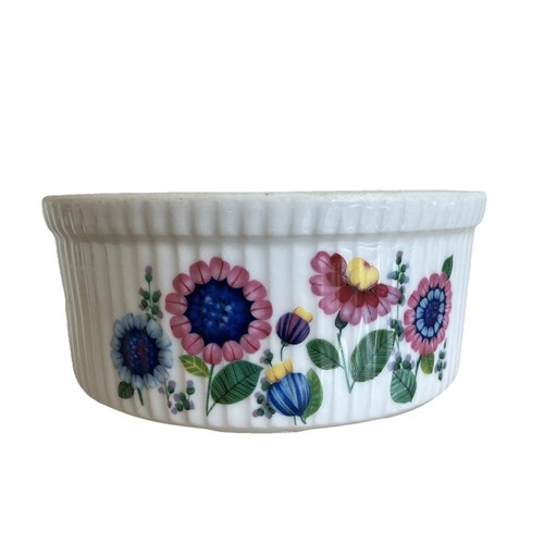 Vintage french souffle dish - vintage,
