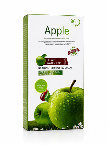 Apple hair dye cream coffee - apple,