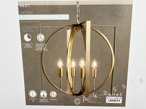 Next brass oxton light - brass, 4
