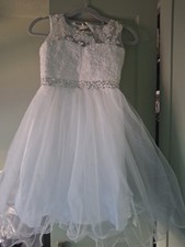 Girls Ivory Party/princess Dress
