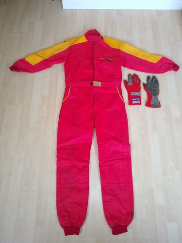 Kart racing suit and - racing, gloves