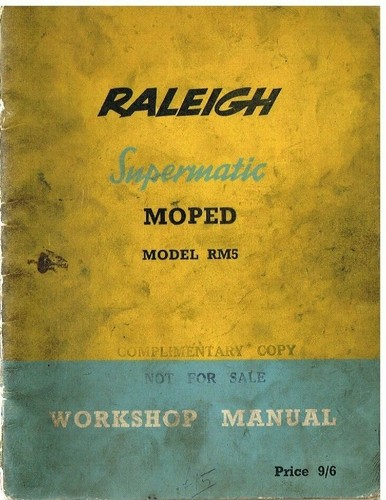 Raleigh supermatic moped model - raleigh,