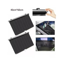 2x Car Window Roller Blinds