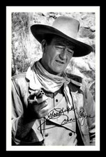 John Wayne Autograph Signed &