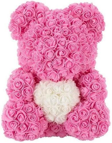 Birthday gift rose bear - bear, 14”