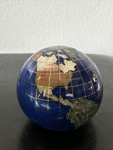 Gemstone globe earth - gemstone,