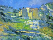 Paul Cezanne House In Provence Old Master Art Painting Print Poster 2062Omb