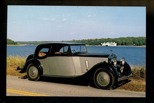 Car auto postcard - car, automobile