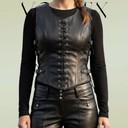 Women black genuine - black, lambskin
