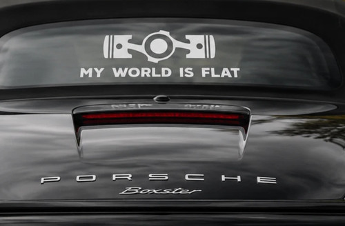 World flat boxer engine - is,