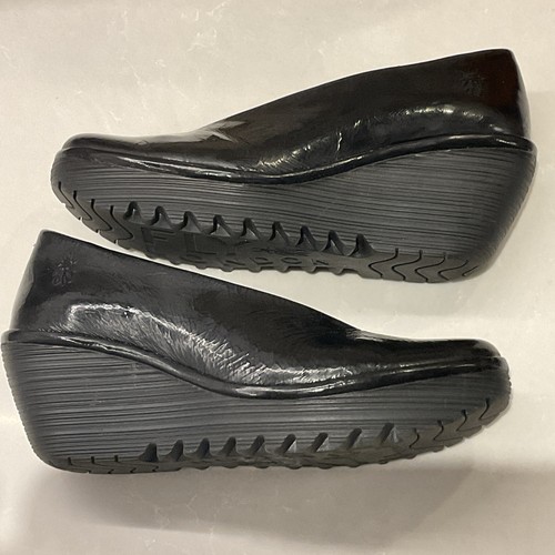 Fly london black - black, leather