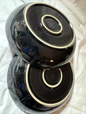 2  Used Denby Black Jet  In