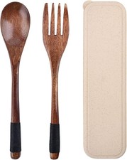 Wooden Travel Cutlery Set