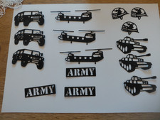 Military Army Silhouette Die