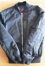 Zara Man Basic Black Bomber