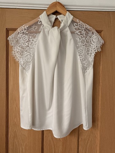 Shein satin feel lace - feel, blouse