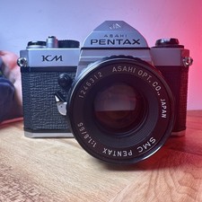 Pentax KM Film Camera with a