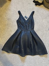 Maje Navy Blue Mesh Rosemount Mini Dress Brand New Size 2