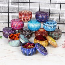 12PCS Candle Making Tins