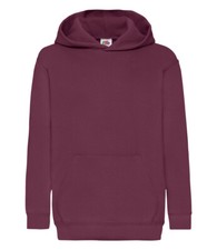 Fruit of The Loom Kids Classic Hooded Sweatshirt Boys Girls Pullover Hoodies 