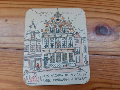 Stella artois beer mat - stella,