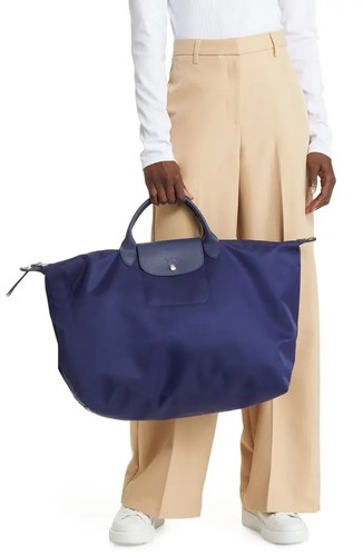 Longchamp pliage navy - le, blue