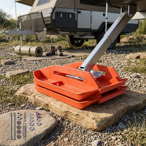 Jack foot pad for caravan - rv,