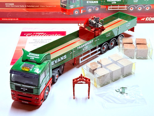 Corgi man tga crane trailer - tga,