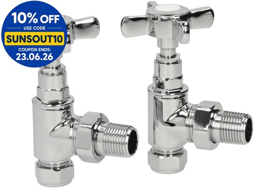 Traditional radiator valves - radiator,
