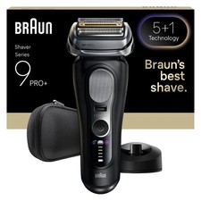 Braun Series 9 PRO+ 9610S Electric Shaver, Pro SensoAdapt, Charging Stand  Black