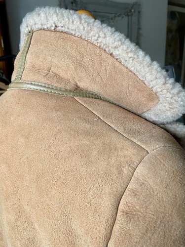 Ladies sherpa sheepskin jacket - ladies,