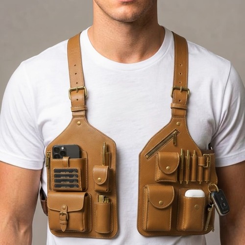 Genuine leather shoulder - genuine,