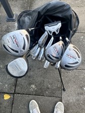 Golf Club Set, Ant Sayers Irons, Assorted Irons And Woods, Also A Wilson Putter